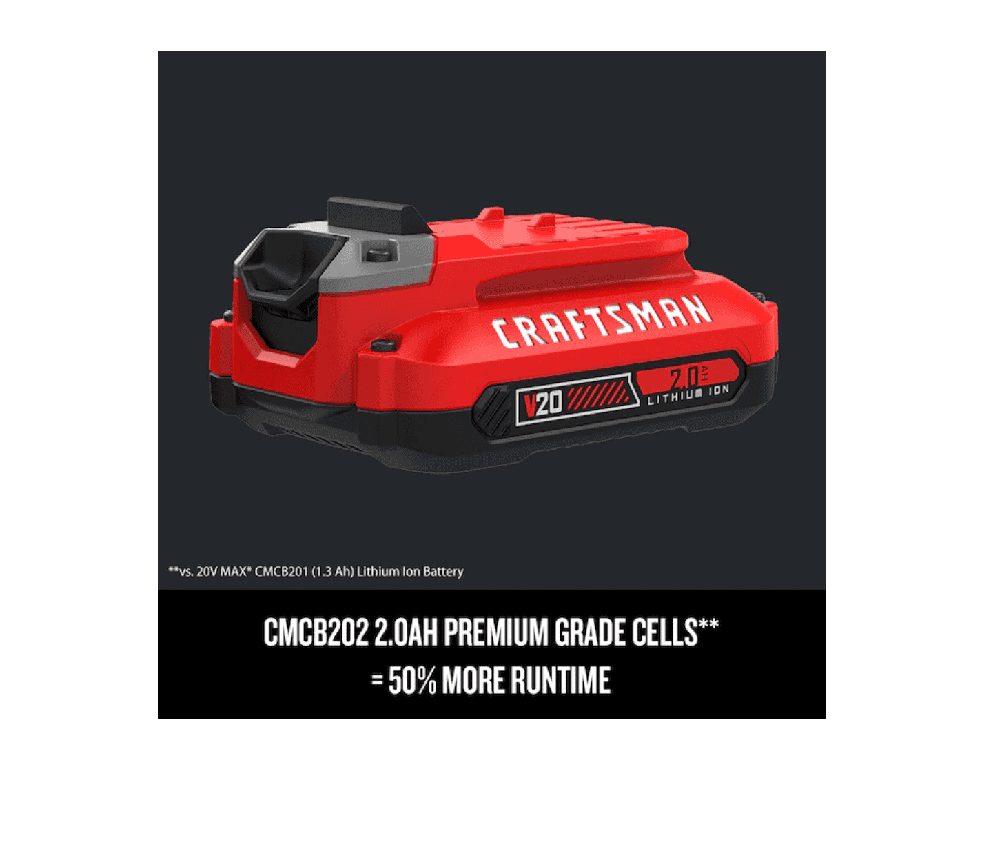 CRAFTSMAN CMCE501D1 V20 11-Piece 20-volt Max Variable Speed Oscillating Multi-Tool Kit with Soft Case (1-Battery Included)