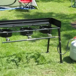 King Kooker Camp Stove 3-Burners Propane Manual Steel Outdoor Burner