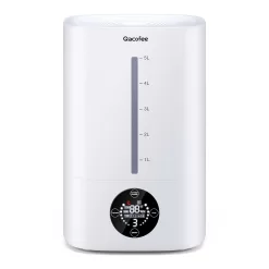 Qacofee 5L Humidifiers for Bedroom, Qacofee Humidifier, Whisper-Quiet Air Humidifier for 50H Runtime