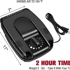 Manledio Portable Electric Shoes Boots Dryer and Warmer with Folding and Drying Adjustable Rack