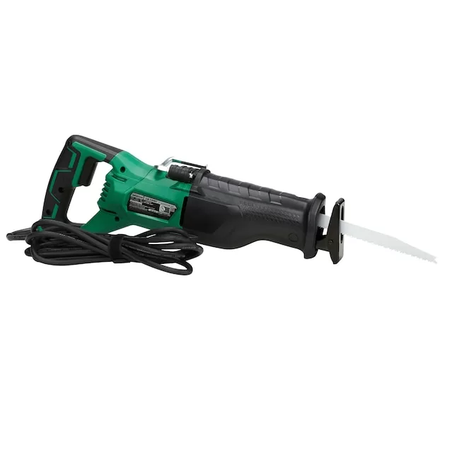 Metabo HPT Reciprocating Saw CR13VSTM 11-Amp Variable Speed Corded | Orbital Function Switch | Bevel Gear Drive System | Adjustable Pivot Foot