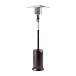 Legacy Heating 47000-BTU Mocha Stainless Steel Floorstanding Liquid Propane Patio Heater