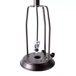 Legacy Heating 47000-BTU Mocha Stainless Steel Floorstanding Liquid Propane Patio Heater