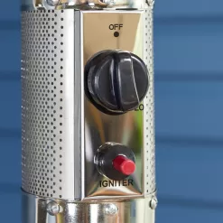 Fire Sense 46000-BTU Brown Steel Floorstanding Liquid Propane Patio Heater