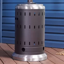 Fire Sense 46000-BTU Brown Steel Floorstanding Liquid Propane Patio Heater