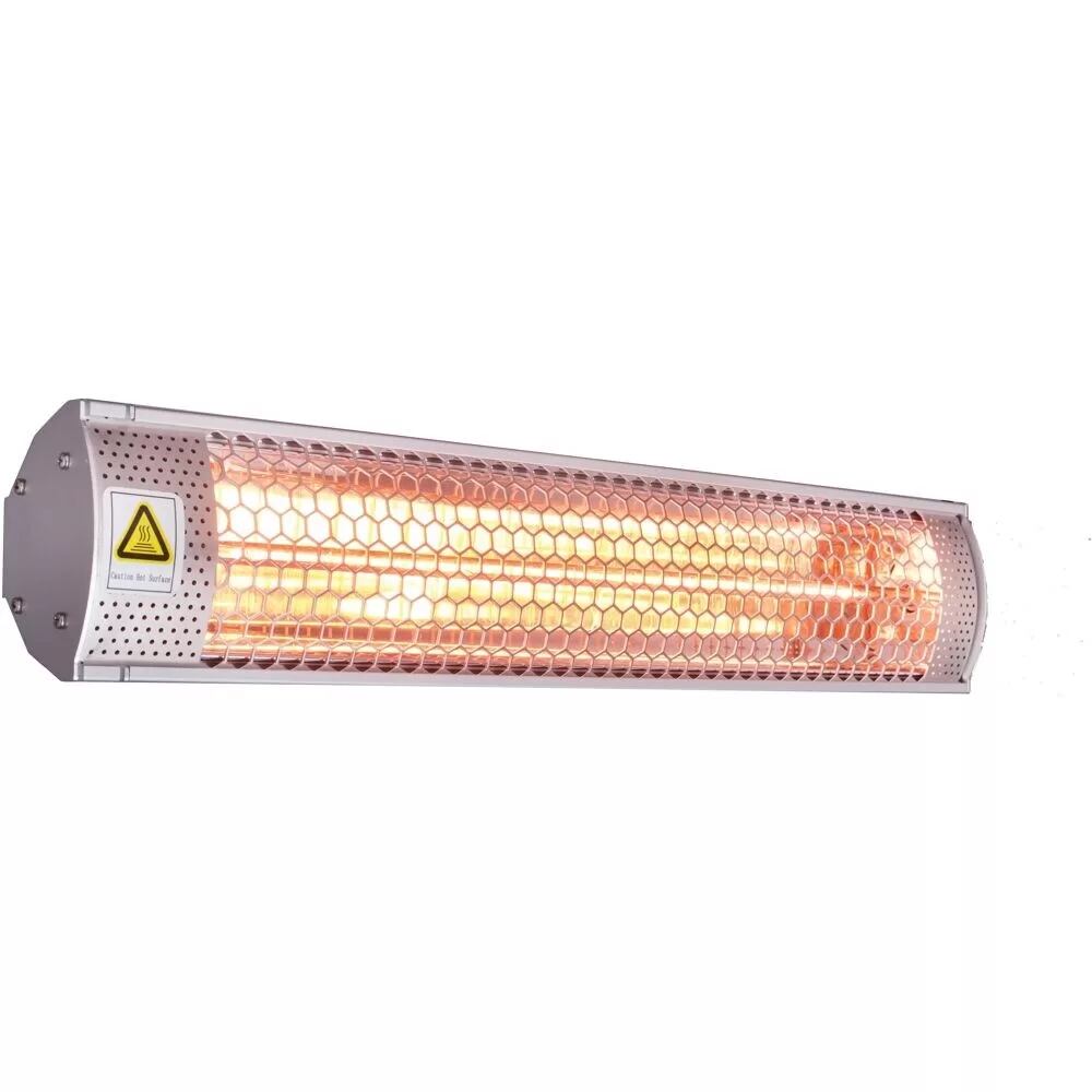 Hanover 5118-BTU 120-Volt Silver Stainless Steel Electric Patio Heater