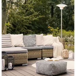 Hanover 5118-BTU 120-Volt Silver Stainless Steel Electric Patio Heater