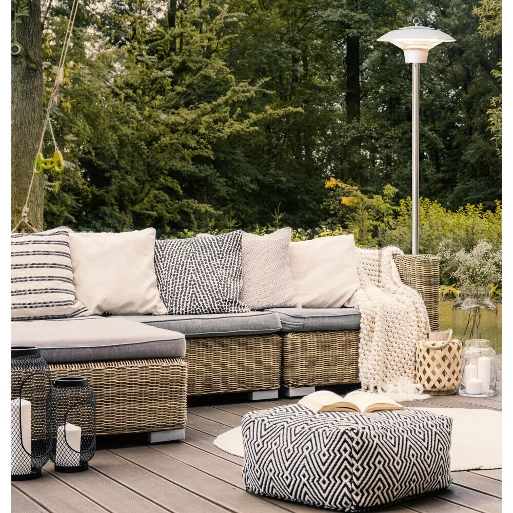 Hanover 5118-BTU 120-Volt Silver Stainless Steel Electric Patio Heater