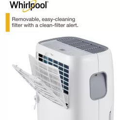 Whirlpool 50-Pint 2-Speed Dehumidifier with Built-In Pump ENERGY STAR (For Rooms 3001+ Sq ft)