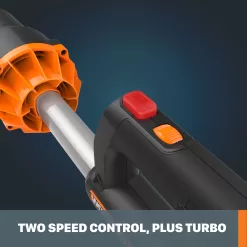 WORX POWER SHARE 40-volt 620-CFM 125-MPH Battery Handheld Leaf Blower 4 Ah (Battery and Charger Included)