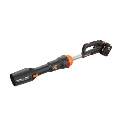 WORX POWER SHARE 40-volt 620-CFM 125-MPH Battery Handheld Leaf Blower 4 Ah (Battery and Charger Included)