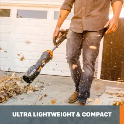 WORX POWER SHARE 40-volt 620-CFM 125-MPH Battery Handheld Leaf Blower 4 Ah (Battery and Charger Included)