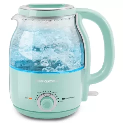 Elite Mint Green 5-Cup Cordless Manual Electric Kettle