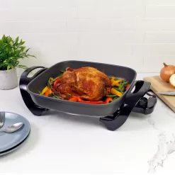 Kenmore 12-in L x 12-in W 1350-Watt Non-stick Electric Skillet