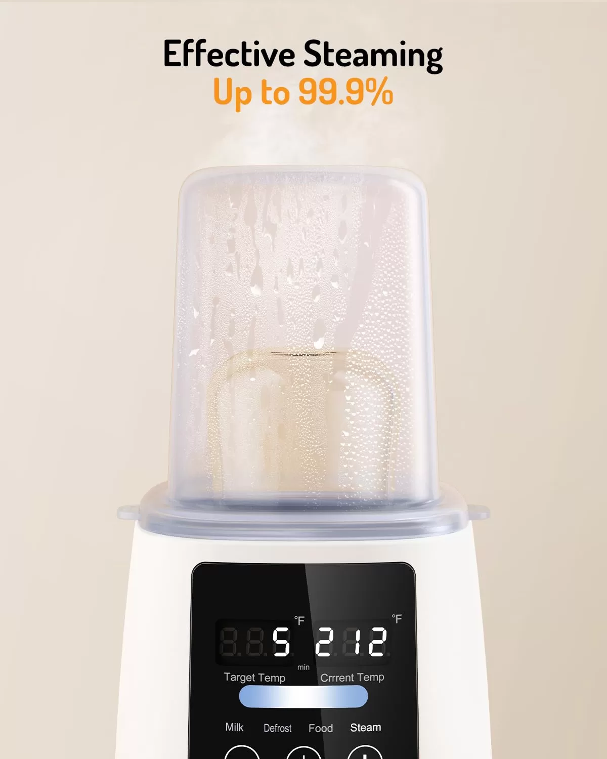 Prekull Fast Baby Bottle Warmer for Breastmilk, Formula with Accurate Temp Control, Bottle Warmers for All Bottles