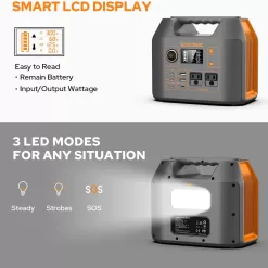 Portable Power Station EnginStar 300W Solar Generator 110V 296Wh