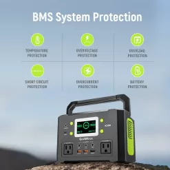 GENSROCK 300W Portable Power Station, 222Wh Solar Generator
