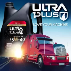 Ultra1Plus SAE 5W-40 Full Synthetic Heavy-Duty Motor Oil API CK-4/SN | 5 Gallon Pail