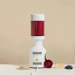 Beast Blender | Blend Smoothies and Shakes, Kitchen Countertop Design, 1000W | Take Blends To-Go with Reusable Straw Cap System (Cloud White)