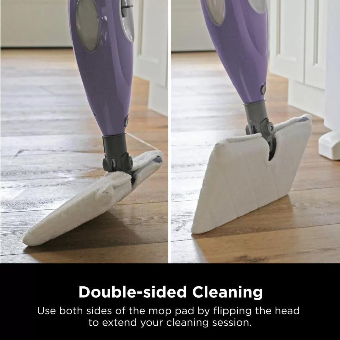 Shark S3501 Steam Pocket Mop Hard Floor Cleaner, Soft-Grip Handle and Powerful Steam, Purple
