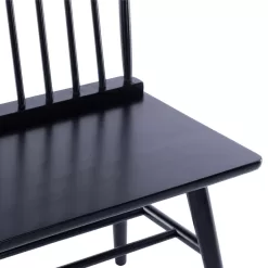 Duhome Elegant Lifestyle Duhome Entryway Bench, Black Dining Bench with Spindle Back Farmhouse Wood Windsor Bench