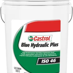 Castrol - 15B805 40247 Blue 'Hydraulic Plus 46' Hydraulic Fluid - 5 Gallon