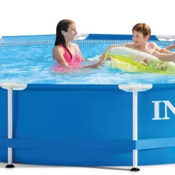 INTEX 28211EH 12ft x 30in Metal Frame Pool with Cartridge Filter Pump for Above-Ground Pool