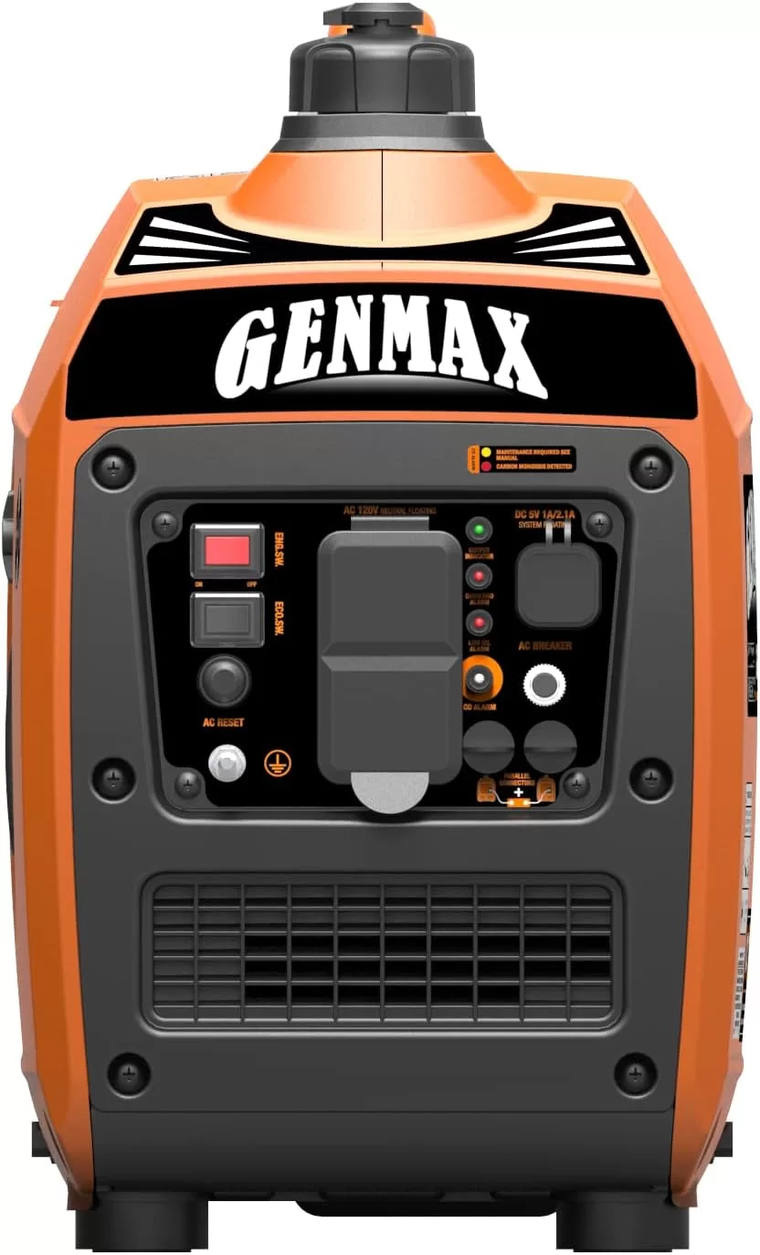 GENMAX Quiet Power Series Inverter Generator, Gas Powered, EPA Compliant