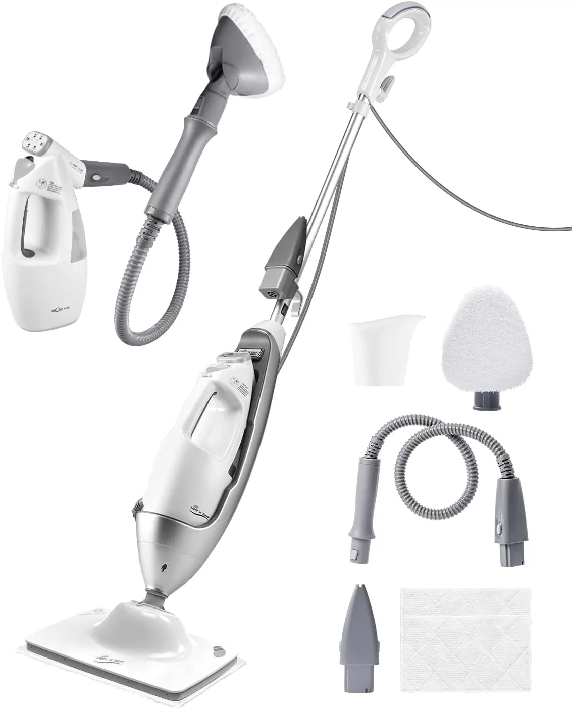 LIGHT 'N' EASY Multi-Functional steam mop Steamer, 7688ANW, White