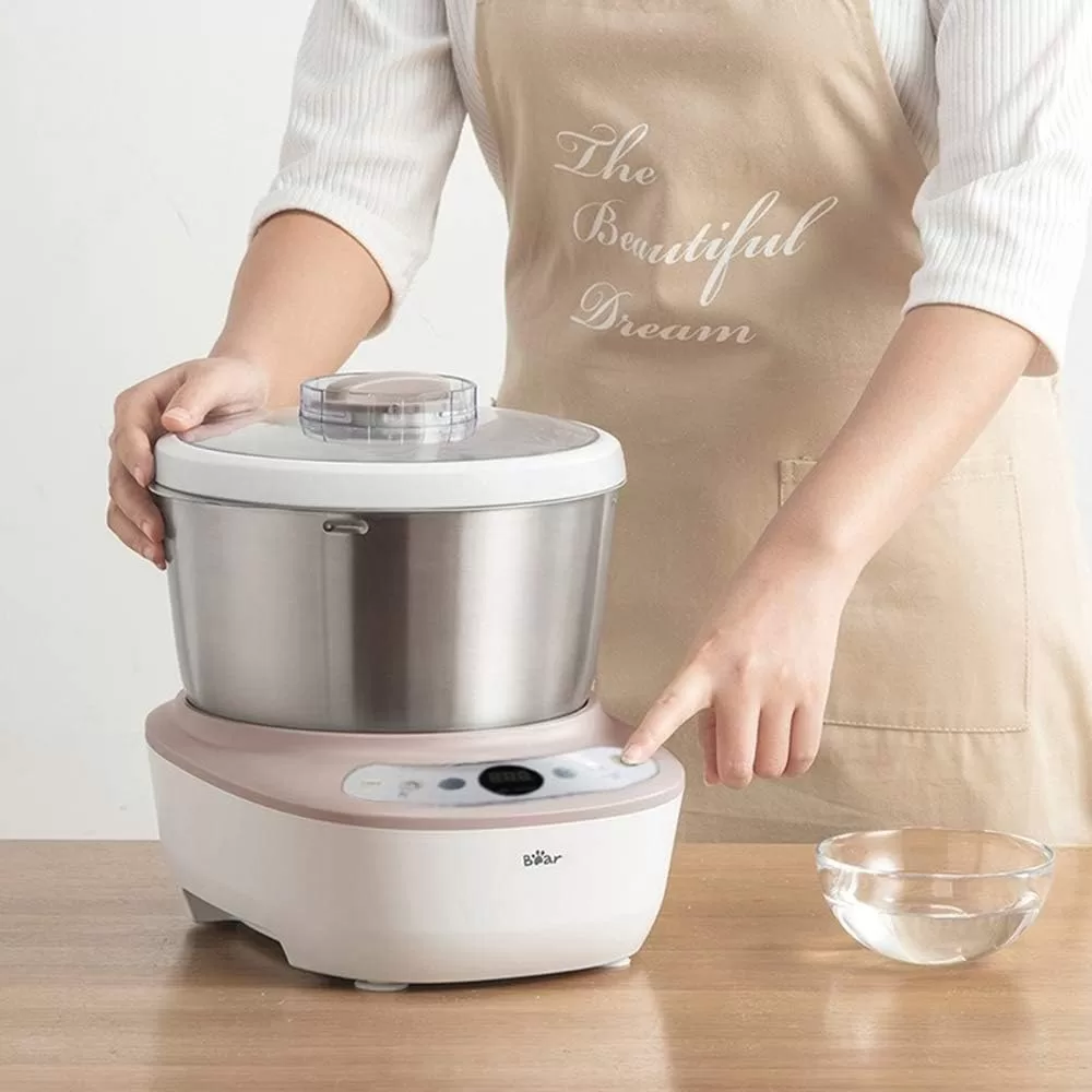Bear HMJ-A50B1 Dough Maker with Ferment Function, Microcomputer Timing, Face-up Touch Panel, 4.5Qt, 304 Stainless Steel