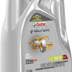 Castrol Vecton 10W-30 FA-4 Part Synthetic Diesel Engine Oil, 1 Gallon, Pack of 3