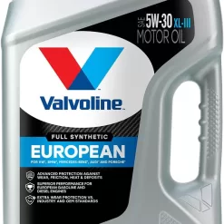 Valvoline European Vehicle Full Synthetic XL-III SAE 5W-30 Motor Oil 5 QT, Case of 3