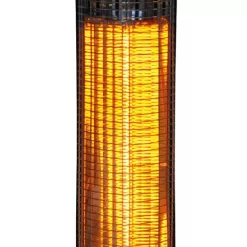 Westinghouse 4080-BTU 110-Volt Black Stainless Steel Electric Patio Heater