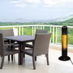 Westinghouse 4080-BTU 110-Volt Black Stainless Steel Electric Patio Heater