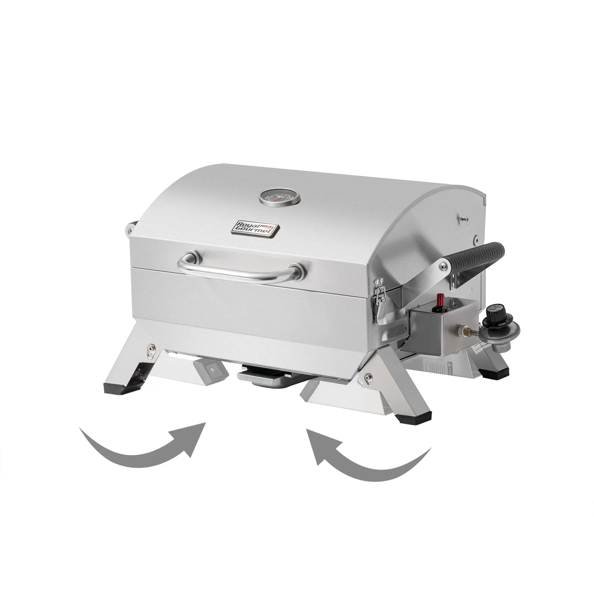 Royal Gourmet 285-Sq in Sliver Portable Gas Grill