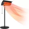 GZMR 5118-BTU Black Steel Electric Patio Heater
