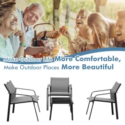 BABOOM Modern Patio Furniture Set 4-Piece Patio Conversation Set