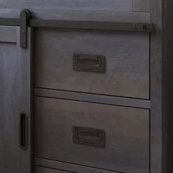 Style Selections Morriston 30-in Distressed Java Undermount Single Sink Bathroom Vanity with White Engineered Stone Top