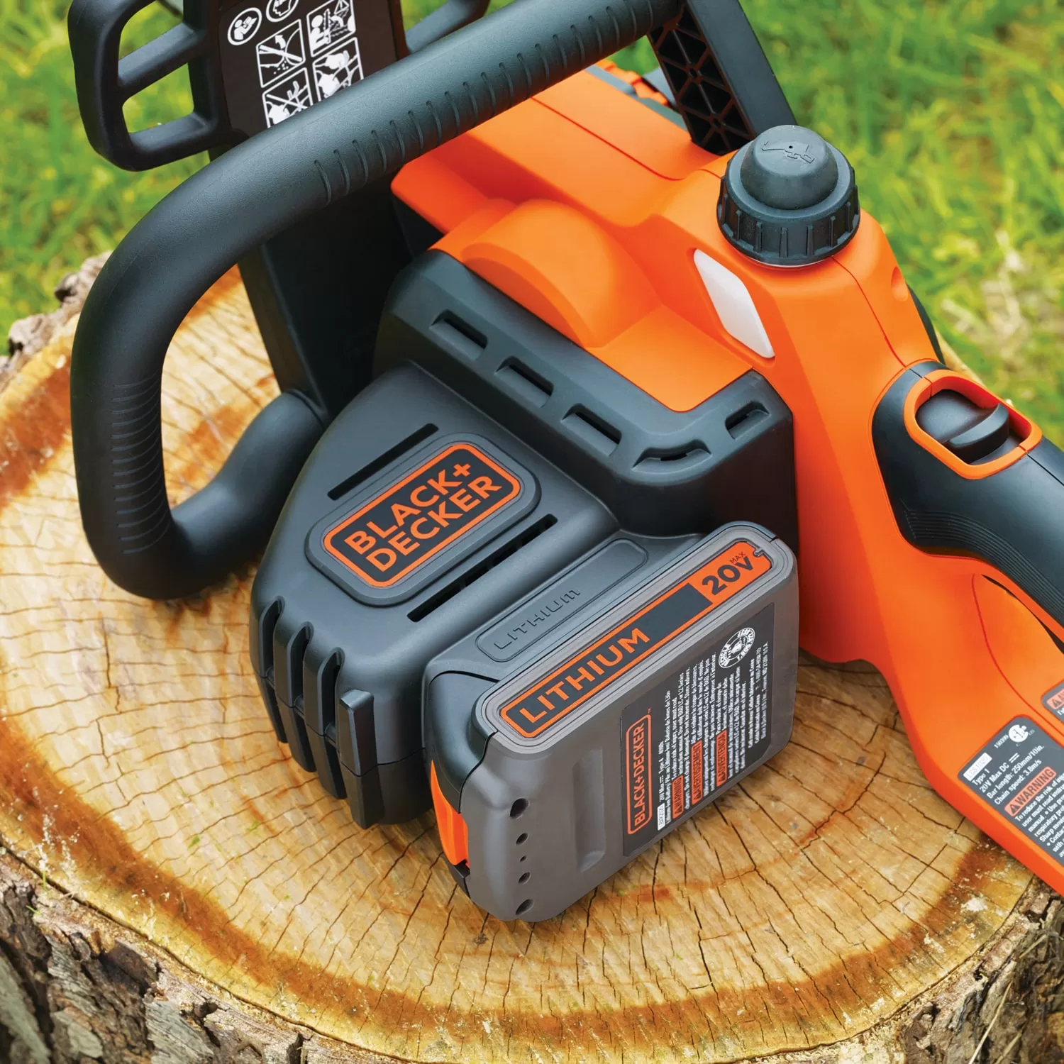 BLACK+DECKER 20-volt Max 10-in Battery 2 Ah Chainsaw (Battery and Charger Included)