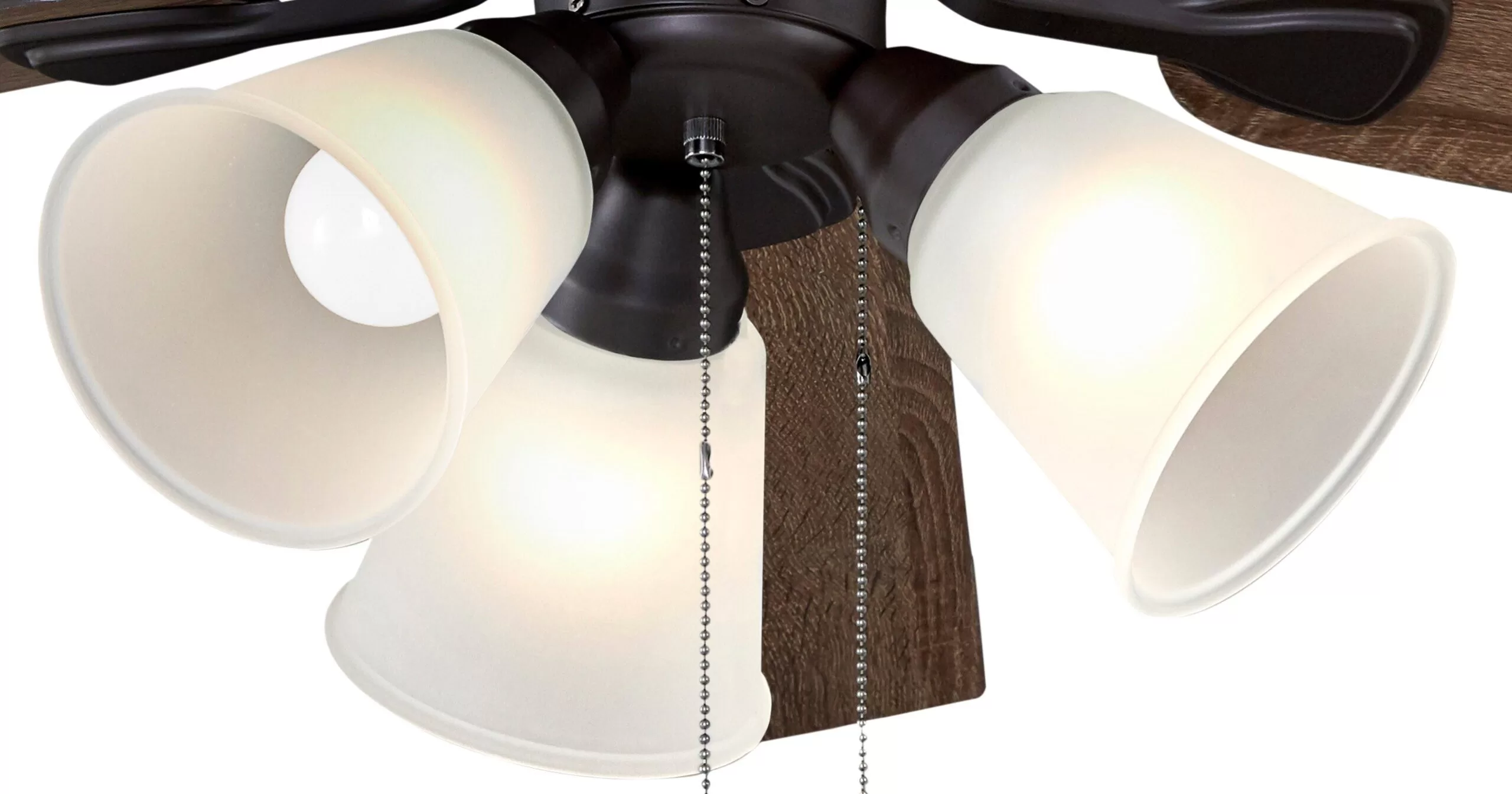 Harbor Breeze Sailor Bay 52-in Bronze Indoor Downrod or Flush Mount Ceiling Fan with Light (5-Blade)