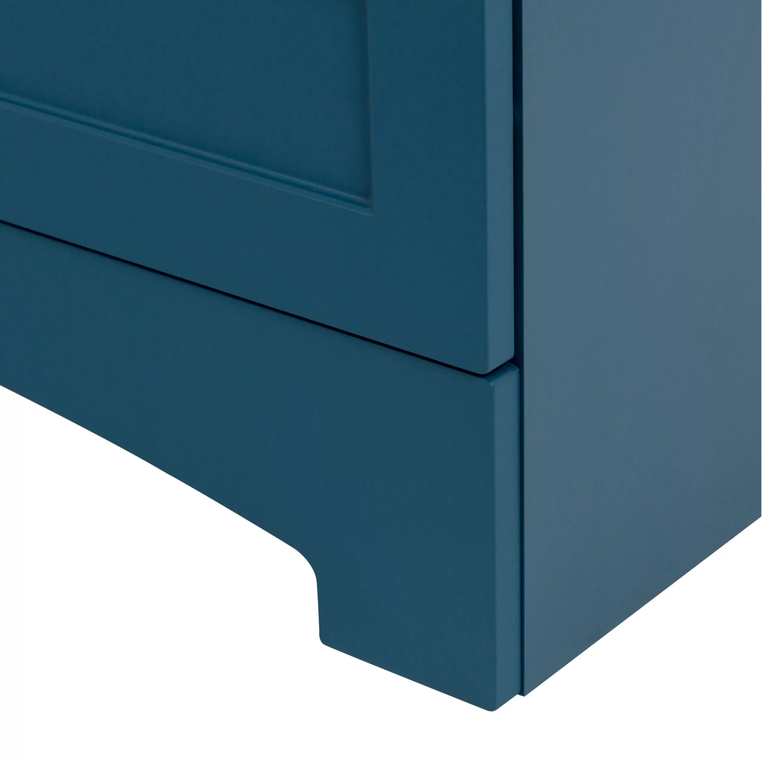 Diamond NOW Cassidy 24-in Admiral Blue Single Sink Bathroom Vanity with White Cultured Marble Top