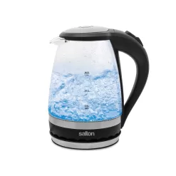 Salton Black 6-Cup Cordless Electric Kettle