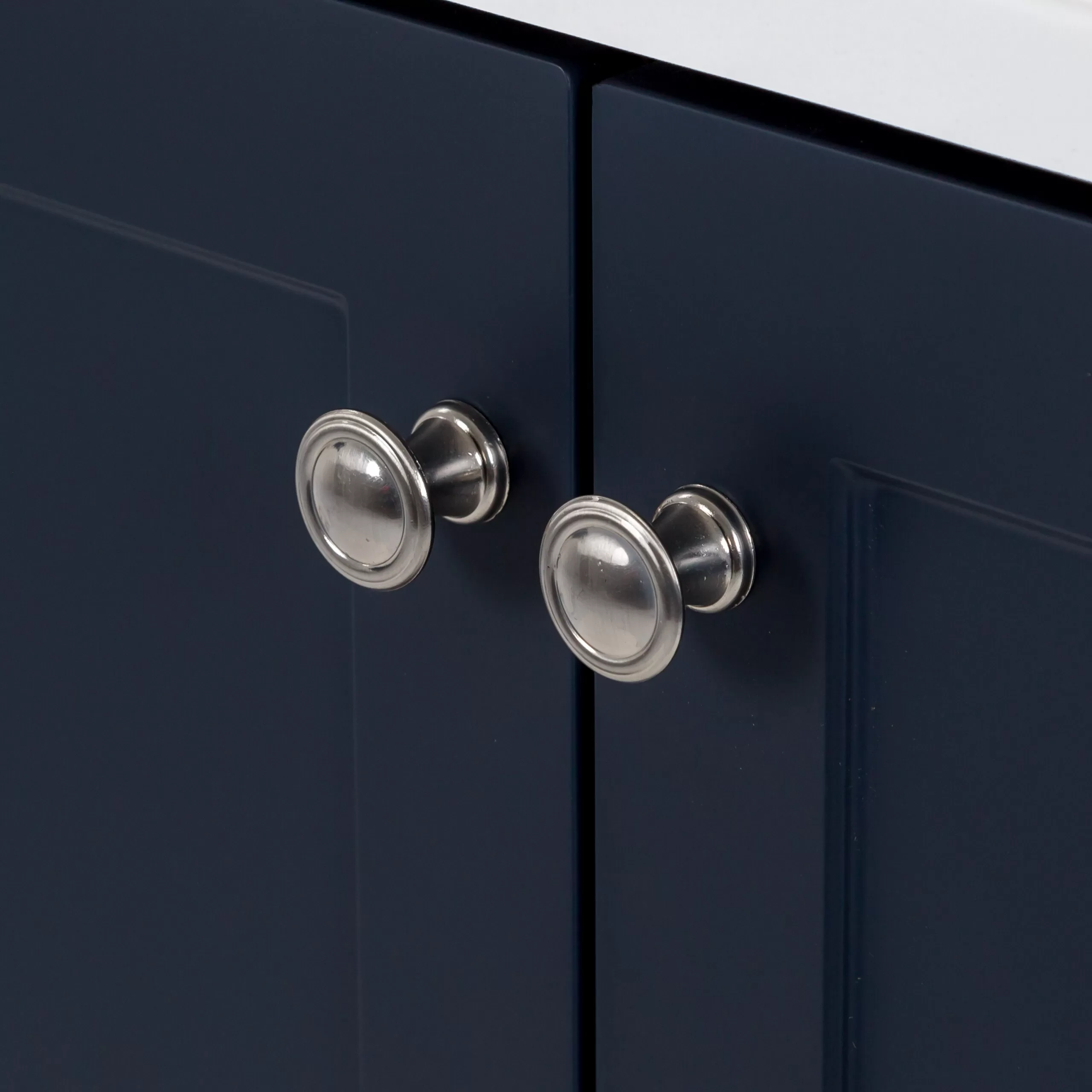 Diamond NOW Cassidy 30-in Deep Blue Single Sink Bathroom Vanity with White Cultured Marble Top