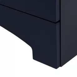 Diamond NOW Cassidy 30-in Deep Blue Single Sink Bathroom Vanity with White Cultured Marble Top