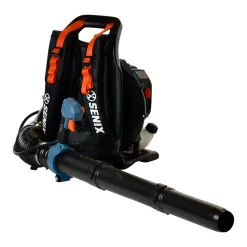 SENIX 4QL 49-cc 4-cycle 600-CFM 200-MPH Gas Backpack Leaf Blower