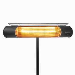 Sengoku 10000-BTU 120-Volt Black Steel Electric Patio Heater