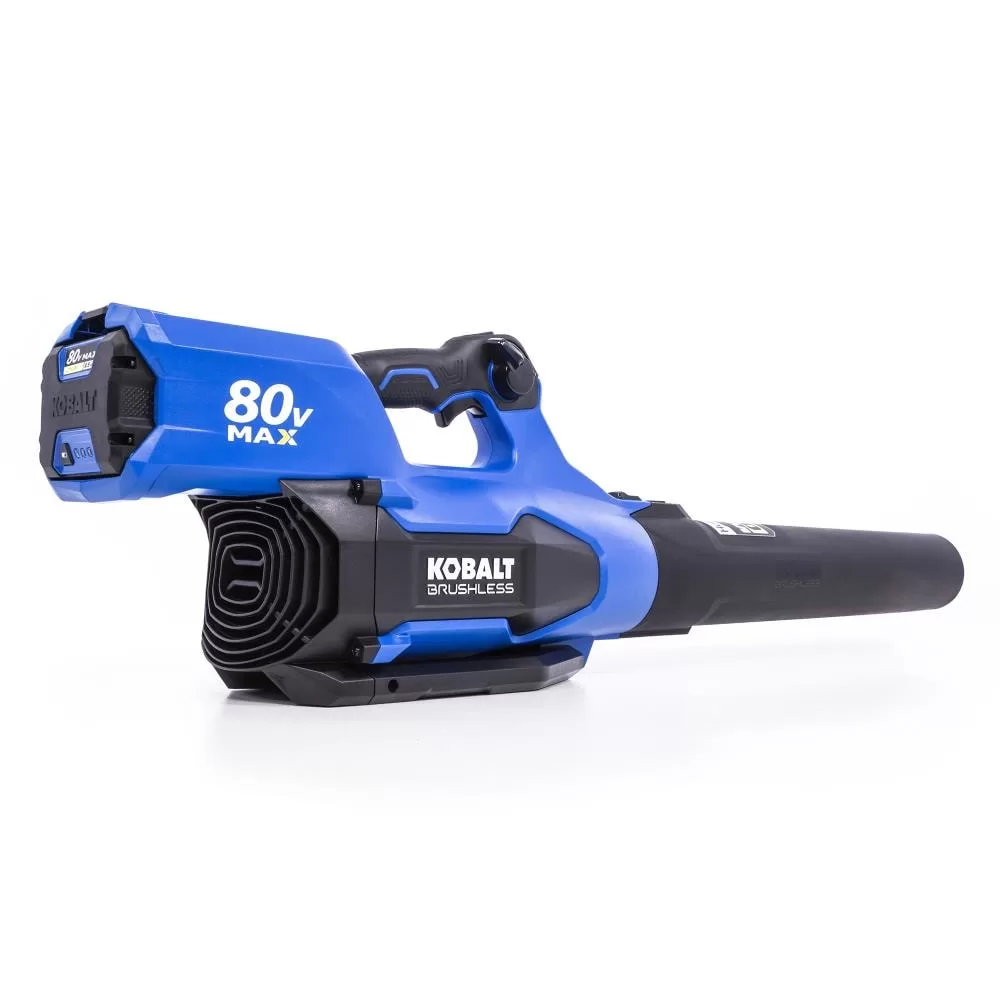 Kobalt 80-volt 630-CFM 140-MPH Battery Handheld Leaf Blower 2.5 Ah (Battery and Charger Included)
