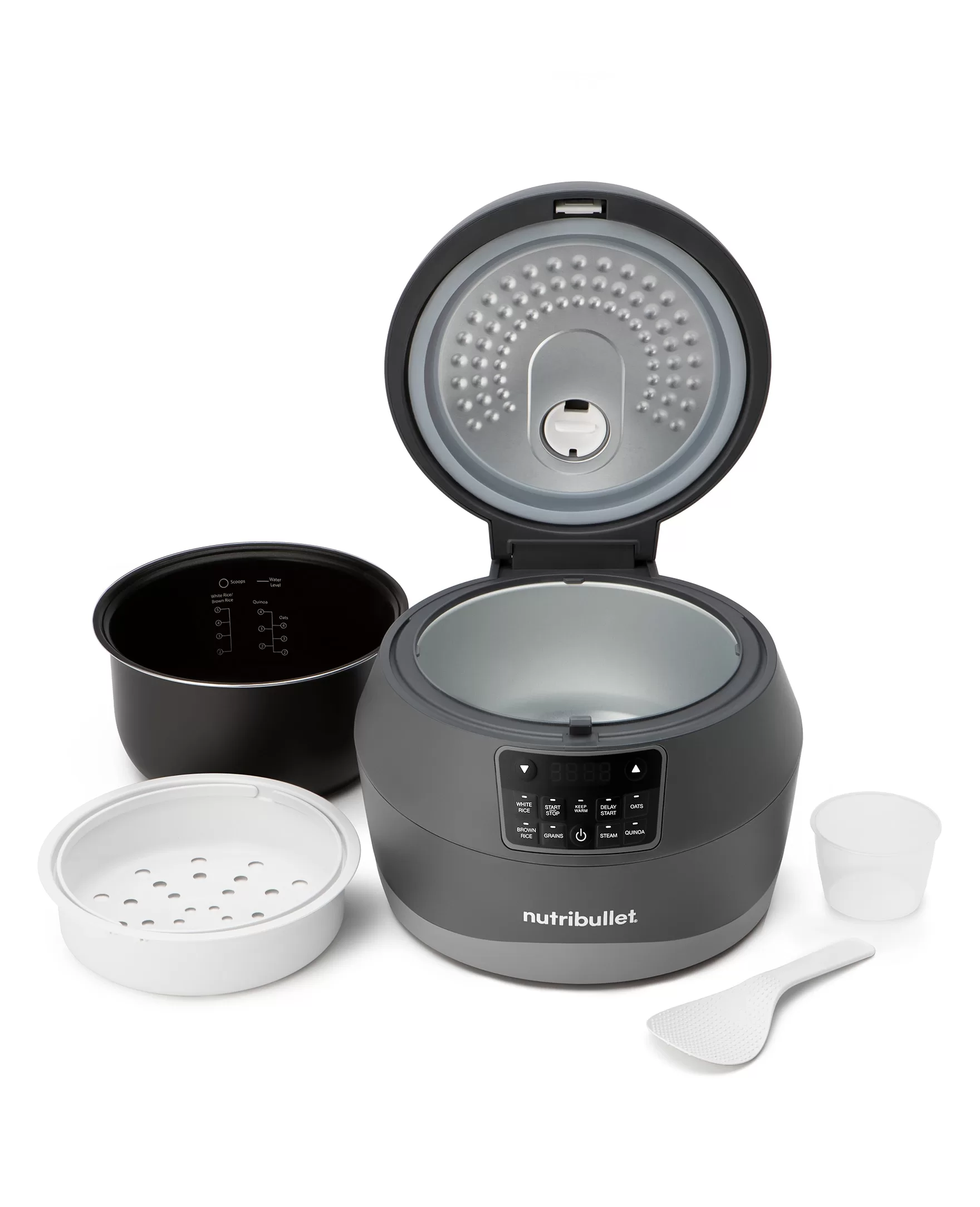 nutribullet 10 Cups Programmable Residential Rice Cooker