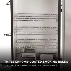 Masterbuilt John McLemore Signature Series 530-Sq in Black Electric Smoker