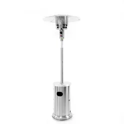 Style Selections 48000-BTU Stainless Steel Stainless Steel Floorstanding Liquid Propane Patio Heater